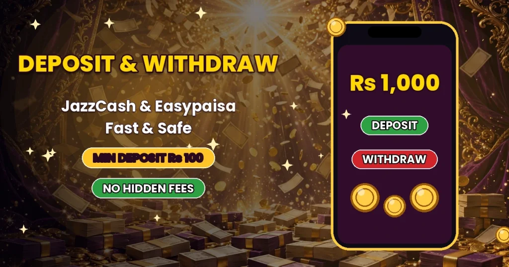 HE777 deposit and withdrawal with JazzCash and Easypaisa