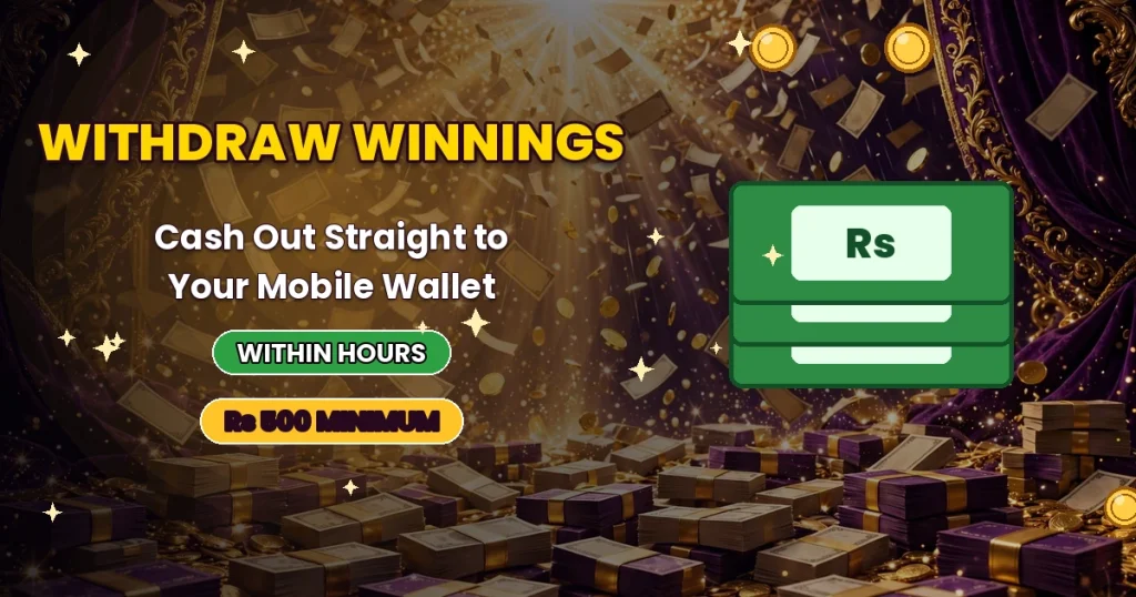 Withdraw HE777 winnings to your mobile wallet
